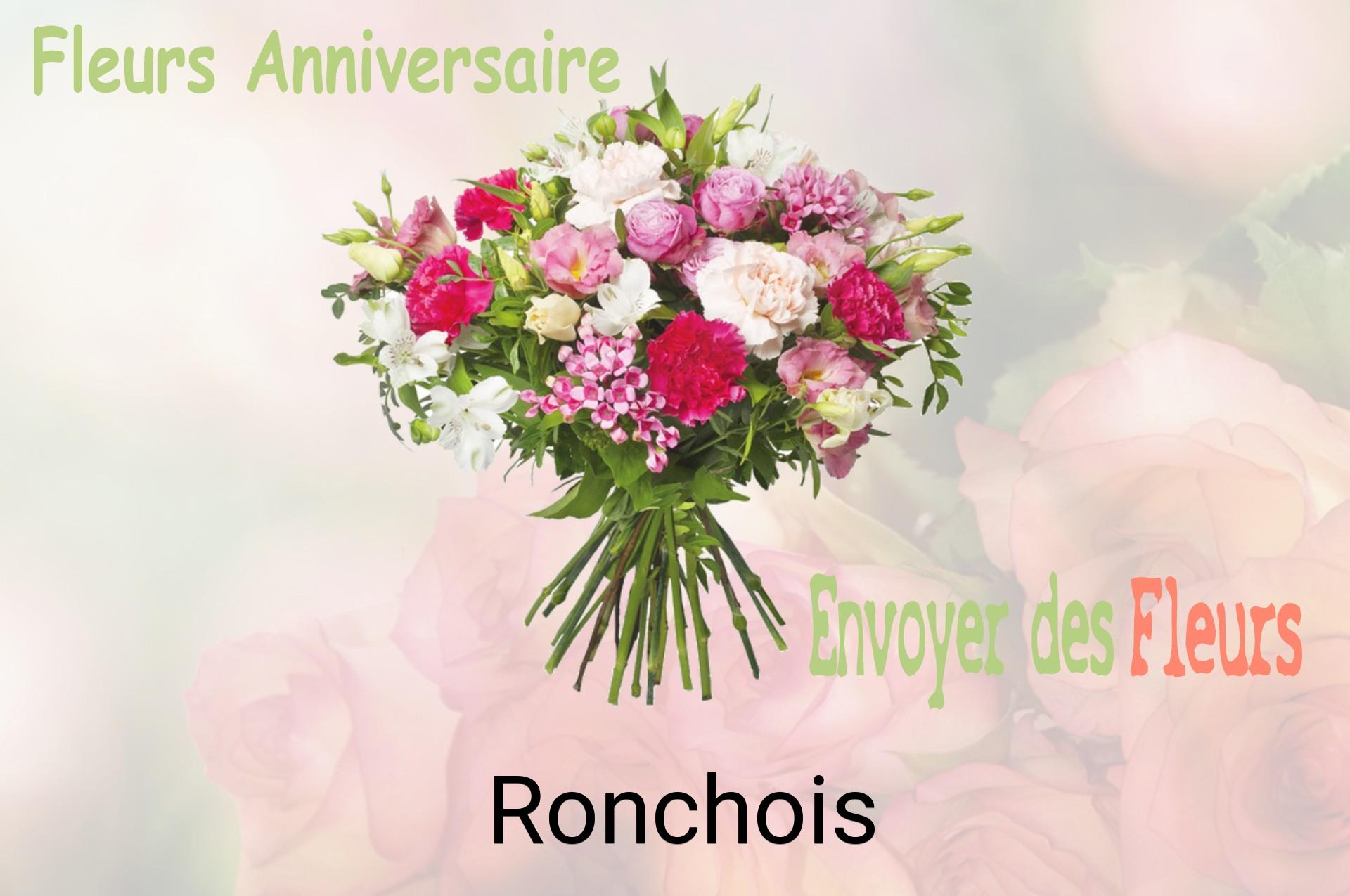 Bouquet de fleurs d’anniversaire livré à Ronchois